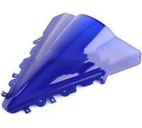 Deflector de Viento Transparente para Motocicleta Parabrisas de Doble Burbuja para Motocicleta para Yamaha YZF R15 V2 (2013, 2014, 2015 y 2016)(Bule)