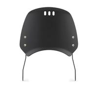 Deflector de Viento Universal para Parabrisas Motocicleta, Faro Redondo para Husqvarna, Yamaha XSR, Royal Enfield y Triumph Deflectores Doble Burbuja(MP15-003-0014B-3)