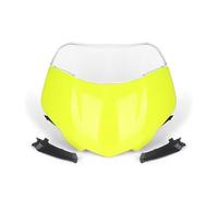 Deflector de Viento Visera de Parabrisas Delantero para Motocicleta, Deflector alerón, Compatible con Street Triple 765RS, 765 RS, moto2 2023(Fluorescent Set)