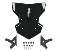 Deflector Moto Compatible Con Yamaha Para MT09 Para FZ09 2017-2020 Parabrisas Sport Touring Deflector Carenado Delantero Pantalla Transparente Protectora(Black)