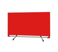 Deflector móvil para Pelotas de Ping Pong, Deflector Resistente para Tenis de Mesa, Bloque de delimitación para Campo de Ping Pong, portátil para desviar Pelotas, Listo para Instalar (Rojo,