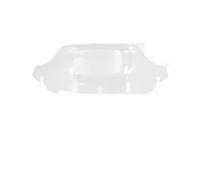 Deflector Pantalla Viento Parabrisas de 6,8" para Motocicleta, Deflector de Viento Negro/Ahumado/Transparente para Touring Street, Electra Glide CVO 14 en adelante