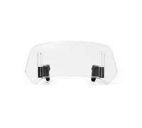 Deflector para KYMCO para Agilidad para Maxi 300i Spoiler arabrisas | Para Downtown 350i Para Agility Para City 125 Extensión Parabrisas Alerón Ajustable Con Abrazadera(S Transparent)