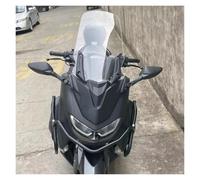 Deflector para NMAX155 2021-2024 para NMAX2020-2024 Spoiler arabrisas | Para NMAX155 Para Parabrisas Para NMAX Con Panel Máscara Frontal Pieza Motocicleta Modificada(73CM black clear)