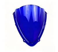 Deflector para Suzuki para GSXR 600 750 R para Gsxr600 Spoiler arabrisas | Para Gsxr750 600r 750r Para K8 2008 2009 2010 Motocicleta Negro Blanco Parabrisas(Azul)