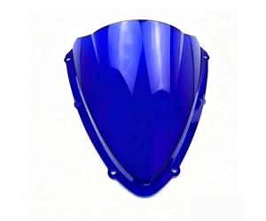 Deflector para Suzuki para GSXR 600 750 R para Gsxr600 Spoiler arabrisas | Para Gsxr750 600r 750r Para K8 2008 2009 2010 Motocicleta Negro Blanco Parabrisas(Azul)