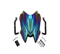 Deflector para Z900 para Z 900 2020 2021 2022 2023 2024 Spoiler arabrisas | Visera Visera Parabrisas Deportivo Accesorios Motocicleta Color Negro Y Gris(Black Iridium)
