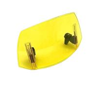 Deflector Parabrisas Motocicleta para NT1100 ADV150 XL750 para CB500X CB400X extensión Universal de Parabrisas Motocicleta Deflector alerón Ajustable(Yellow)