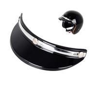 Deflector solar de puntos-pieza de accesorio de visor retro, escudo de casco con clip | Visor de cascos con diseño de clips, instalación fácil de accesorios de cascos de estilo vintage