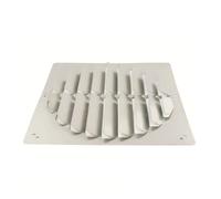 Deflector universal de aire acondicionado, parabrisas antisoplado directo para aire libre Mini Split AC, obturador de acero inoxidable