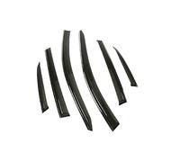 Deflector Ventana Coche Visera Puerta Sombra Para CR-V Para CRV 2017 2018 2019 2020 2021 2022, Protección Aire Para Solar Protectores Contra La Intemperie(Chrome Strip-6pcs)