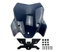 Deflector Viento Accesorios para Motocicleta, Deflector Visera para Parabrisas Deportivo Turismo para S1000R 2021-2024(Smoke with Support)