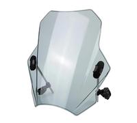 Deflector Viento Cubiertas De Parabrisas Motocicleta Ajustables Para MT07 MT09 MT 07 09(GRIS)