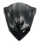 Deflector Viento Cúpula Deflector Viento Motocicleta para MT-25 para MT-03 2023-2022 Parabrisas Delantero Deportivo Motocicleta para MT-25 para MT-03 2020-2024 Arabrisas Doble Burbuja(Black)