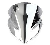 Deflector Viento Cúpula para Z400 para Z 400 2018 2019 2020 2021 2022 Deflector Parabrisas Motocicletas Cubiertas Parabrisas Motocicletas Arabrisas Doble Burbuja(Silver)