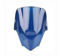 Deflector Viento Cúpula Parabrisas Motocicleta para FZ1 para FZ1S 2006-2011 Deflector Aire Carenado Ahroud Arabrisas Doble Burbuja(Blue)