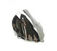 Deflector Viento Cúpula Parabrisas Motocicleta para GSX 600F 750F 600 750 F para GSX600F para GSX750F 1998-2008 1999 2000 2001 2004 2005 2006 2007 Arabrisas Doble Burbuja(Chrome)