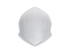 Deflector Viento Cúpula Parabrisas Sport Touring Visera Protectora Motocicleta para Z125 2019-2023 Piezas con Soporte Arabrisas Doble Burbuja(Light Smoke)