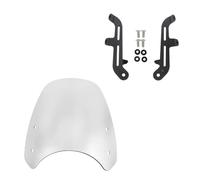 Deflector viento motocicleta Compatible Con T100 Parabrisas De Motocicleta Deflector De Viento Carenado, Cubiertas De Alerón, Visera De Pantalla, Visera, Deflector De Aire, Vidrio