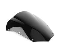 Deflector Viento Pantalla De Deflector Viento Doble Burbuja Para Fazer FZ6 FZ-6 FZS600 FZS 600 S2 FZ 6 2003-2008(Negro)