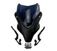 Deflector Viento para MT-07 2021-2024 para MT07 para FZ07 Motocicleta Touring Sport Parabrisas Visera Deflector(Dark Smoke)