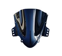 Deflector Viento Para Suzuki GSXR1000 GSX-R 1000 K5 2005-2006 Motocicleta Doble Burbuja Parabrisas Protector De Viento Pantalla(Negro)