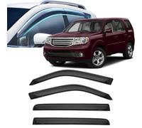 Deflector Viento para Ventana Coche para Honda Pilot 2009-2016 2017 2018 2019 2020 2021 2022,Deflectores de Viento Ventanillas Personalizado Deflectores Integrados,2009-2015
