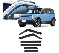 Deflector Viento para Ventana Coche para Jaecoo 6 EV 2024 2025,Deflectores de Viento Ventanillas Personalizado Deflectores Integrados,Without Chrome Trim 6PCS