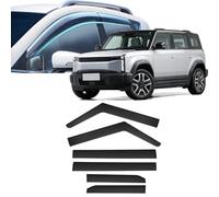 Deflector Viento para Ventana Coche para Jaecoo EJ6 2023 2024 2025,Deflectores de Viento Ventanillas Personalizado Deflectores Integrados,Without Chrome Trim 6PCS