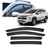 Deflector Viento para Ventana Coche para Mitsubishi Xpander 2017 2018 2019 2020 2021 2022+,Deflectores de Viento Ventanillas Personalizado Deflectores Integrados,Without Chrome Trim