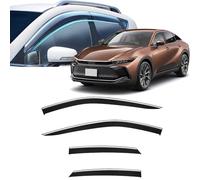 Deflector Viento para Ventana Coche para Toyota Crown Crossover 2023 2024 2025 2026,Deflectores de Viento Ventanillas Personalizado Deflectores Integrados