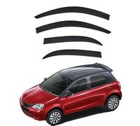 Deflector Viento para Ventana Coche para Toyota Etios 2010-2018 2019 2020 2021 2022 2023,Deflectores de Viento Ventanillas Personalizado Deflectores Integrados, Hatchback 2010-2023