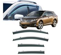 Deflector Viento para Ventana Coche para Toyota Venza 2008-2020 2021 2022 2023 2024 2025+,Deflectores de Viento Ventanillas Personalizado Deflectores Integrados,2008-2019