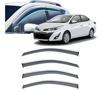 Deflector Viento para Ventana Coche para Toyota Yaris 1999-2021 2022 2023 2024 2025 2026,Deflectores de Viento Ventanillas Personalizado Deflectores Integrados, Sedan 2014-2019