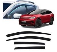 Deflector Viento para Ventana Coche para Volkswagen ID4.X CROZZ 2021 2022 2023 2024 2025 2026,Deflectores de Viento Ventanillas Personalizado Deflectores Integrados,Without Chrome Trim