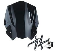 Deflector Viento Parabrisas Carenado Delantero Motocicleta Compatible con G310R 2016 2017 2018 2019 2020 2021 2022 2023 2024 G 310 R Lunas Deflectores Visera Moto Protector Pare-brise Visor (Negro)