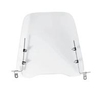 Deflector Viento Parabrisas Universal Para Motocicleta Pantalla Antirayaduras Extensión De Parabrisas Para Scooters Alerón Extensión De Parabrisas Ajustable Para Motocicleta