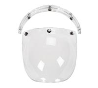 Deflector Viseras Tipo Burbuja para Casco Cascos De Motocicleta Vintage Abierto Abatible Parabrisas Protector Lente Capacitiva Accesorios para