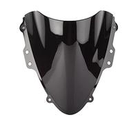 Deflectores Compatible con Suzuki GSXR600 GSXR750 K4 GSXR 600 750 2004 2005 Piezas de Motocicleta de Doble Burbuja Deflector de Viento para Parabrisas(Black)