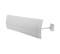 Deflectores de aire acondicionado ajustables de 58 a 104 cm, placa giratoria de 180 ° contra corrientes de aire acondicionado, montaje colgante sin taladrar para dispositivos de pared, material PP