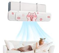 Deflectores de aire ajustables, cortavientos para aire acondicionado, Deflector de aire con estampado de dibujos animados, Deflectores de aire acondicionado, deflectores de aire frío retráctiles