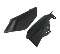 Deflectores de aire negros de marco medio para motocicleta Touring 2009-2018, protectores térmicos ABS, protección de piernas, alerón aerodinámico, piezas de carenado