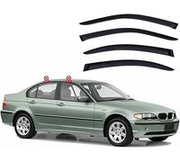 Deflectores De Aire para BMW 3 Series i E46 1997-2004, CocheViento Cortavientos Ventana Coche Derivabrisas Viseras Deflector