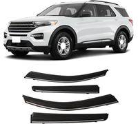 Deflectores de Aire para Ford Explorer 2020 2021, Deflectores de Aire Laterales Protectores de Parasol Humo Lluvia Visera