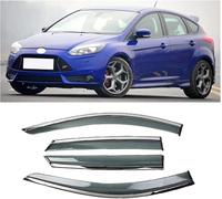 Deflectores De Aire para Ford Focus 2013, CocheViento Cortavientos Ventana Coche Derivabrisas Viseras Deflector