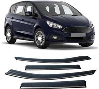 Deflectores de Aire para Ford S MAX 2009-2020, Deflectores de Aire Laterales Protectores de Parasol Humo Lluvia Visera