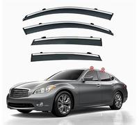 Deflectores De Aire para Infiniti Q70L Y51 2013-2022, CocheViento Cortavientos Ventana Coche Derivabrisas Viseras Deflector