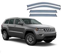 Deflectores De Aire para Jeep Grand Cherokee 2010-2020, CocheViento Cortavientos Ventana Coche Derivabrisas Viseras Deflector