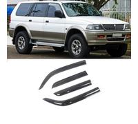 Deflectores de Aire para Mitsubishi Montero Sport 1992-2016, 4 Piezas Deflectores de Viento Ventanas Laterales Delantera Trasera, Cortavientos Coche Derivabrisas Accesorios