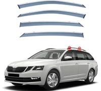 Deflectores de Aire para Skoda Octavia Combi MK3-5E 2013-2019, Deflectores de Aire Laterales Protectores de Parasol Humo Lluvia Visera